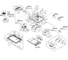 Sansui HDLCDVD265 cabinet parts diagram