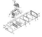 Canon HFR20 lcd assy diagram