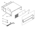 Dacor EF48DBSS grille assy diagram
