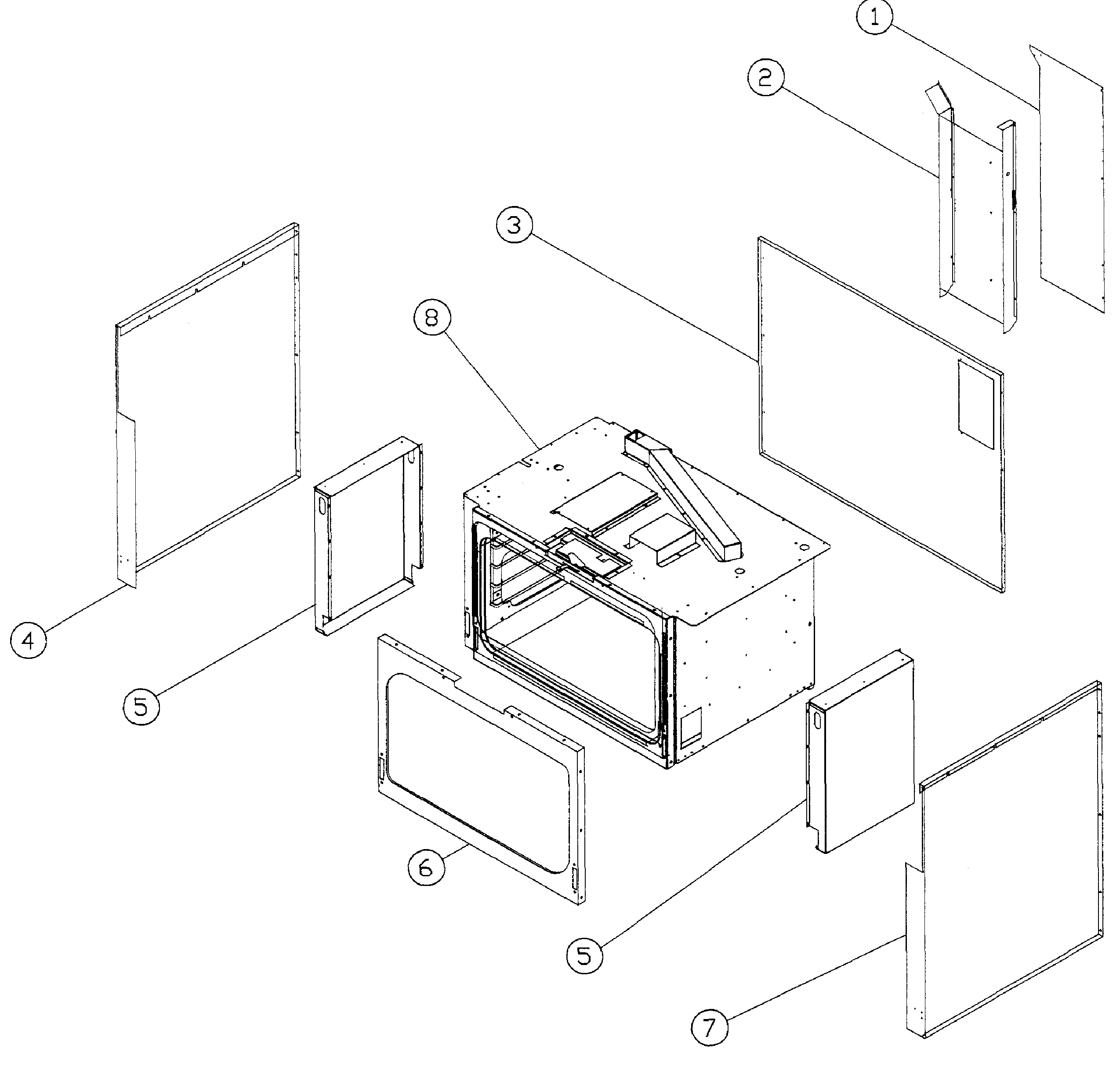 Oven case