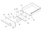 Dacor PWD27AG drawer diagram