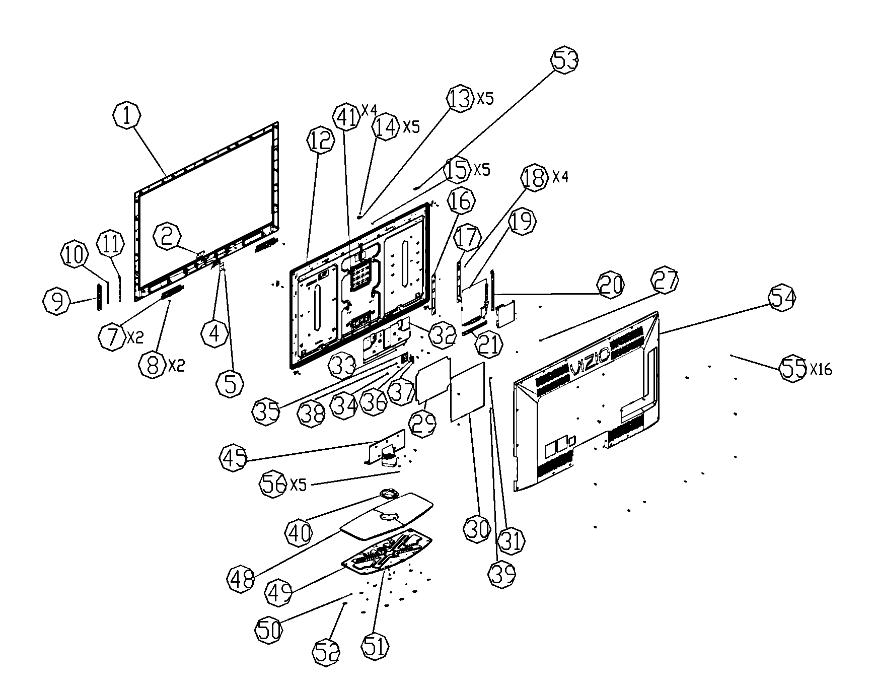 CABINET PARTS