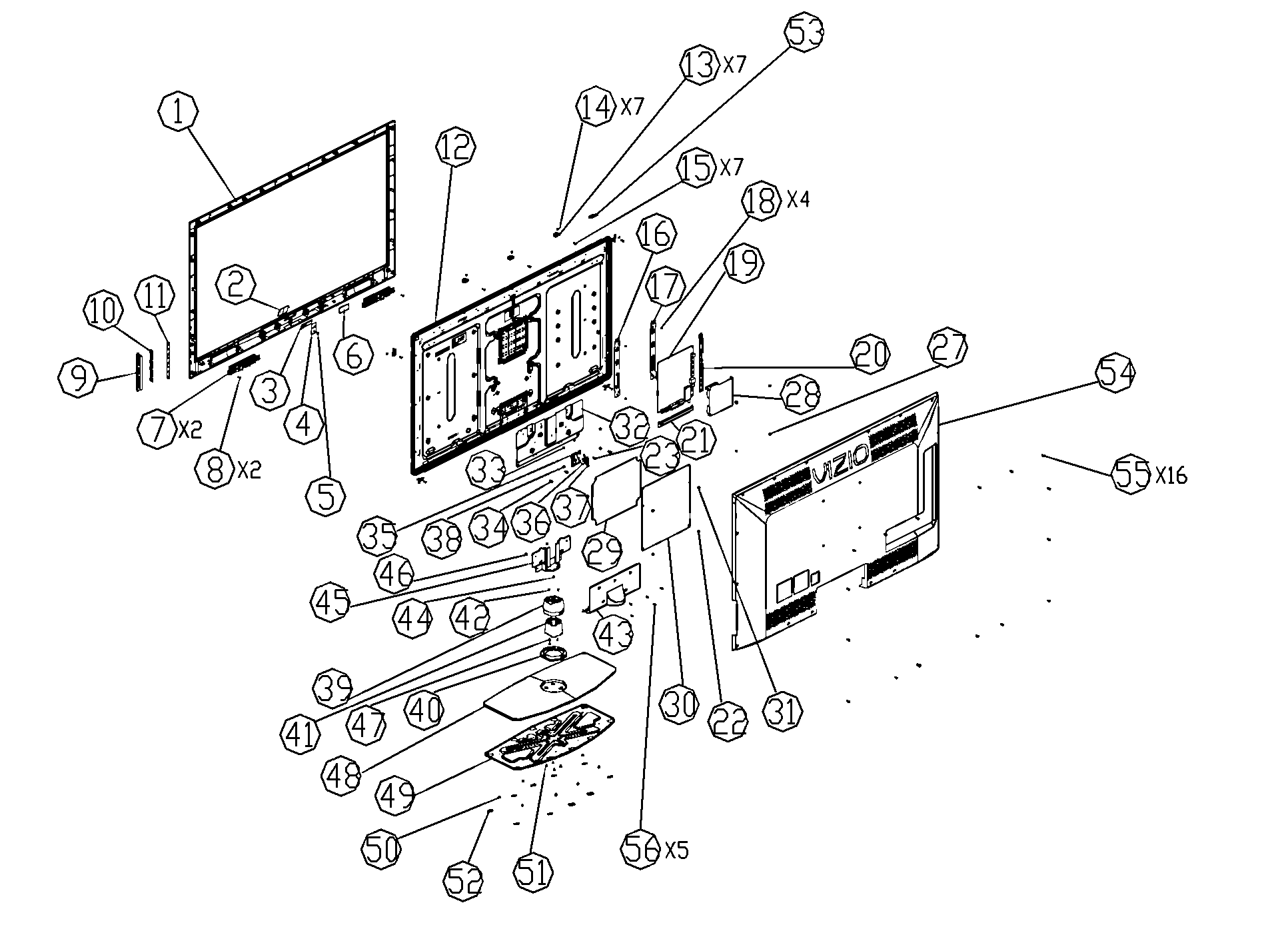 CABINET PARTS