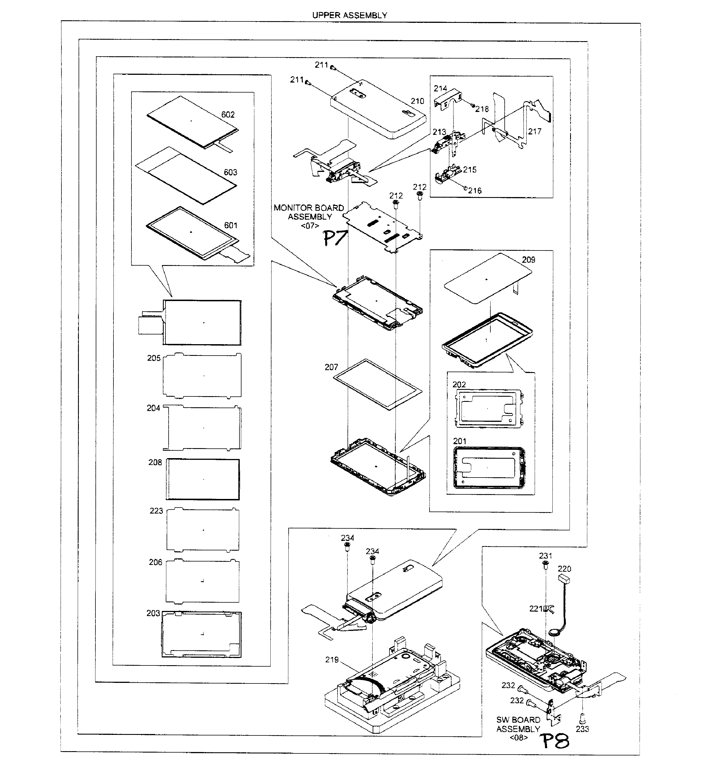Lcd assy