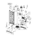 Samsung RSG257AARS/XAA-00 cabinet diagram