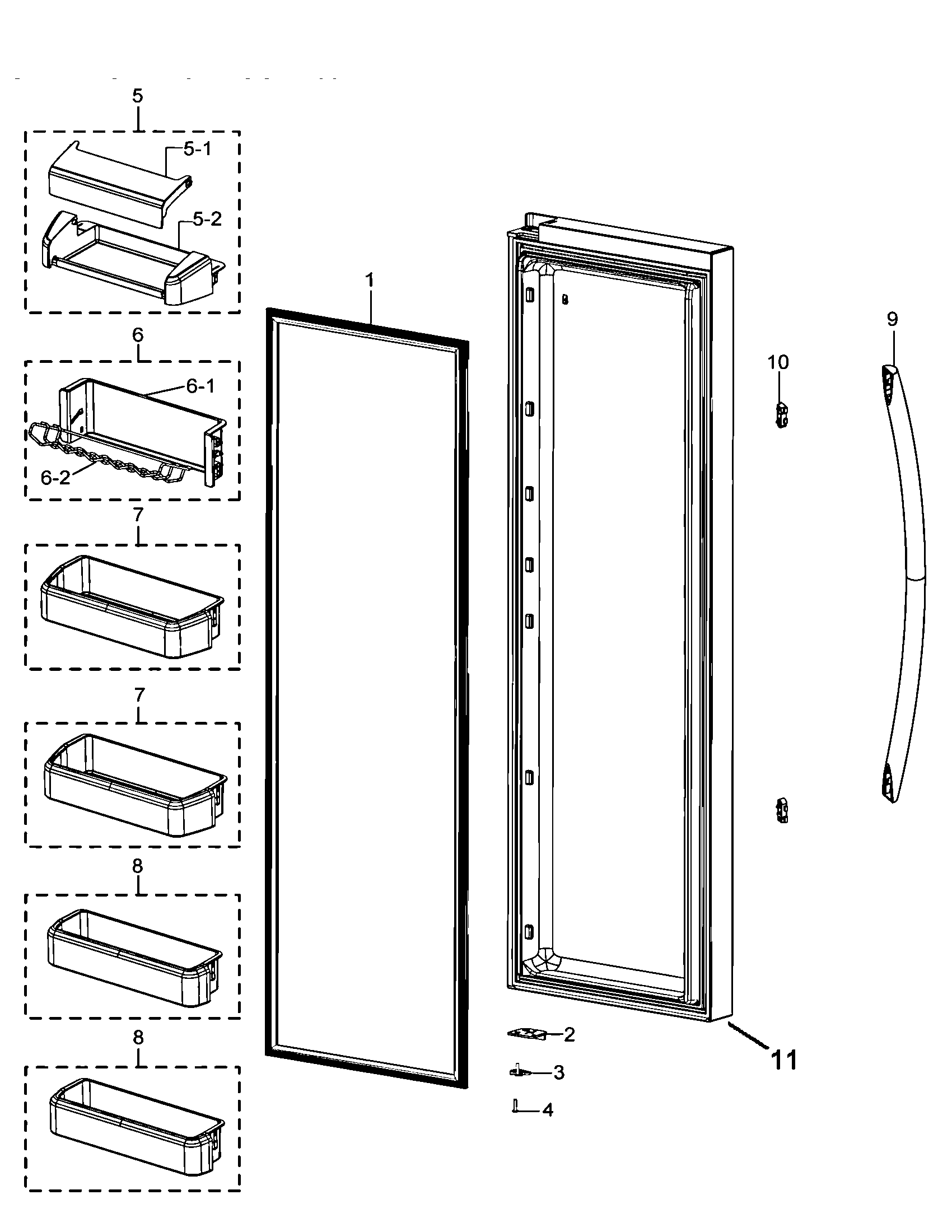 Refrig door