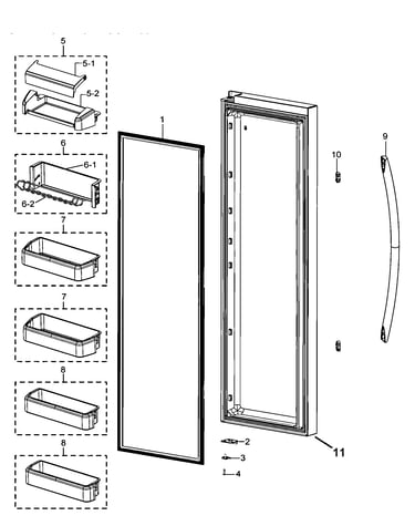 Refrig door