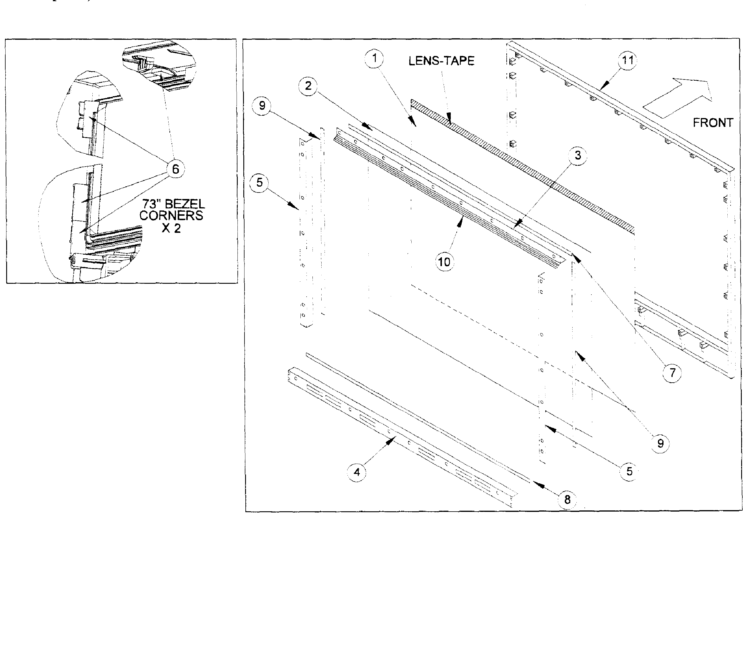 Screen assy