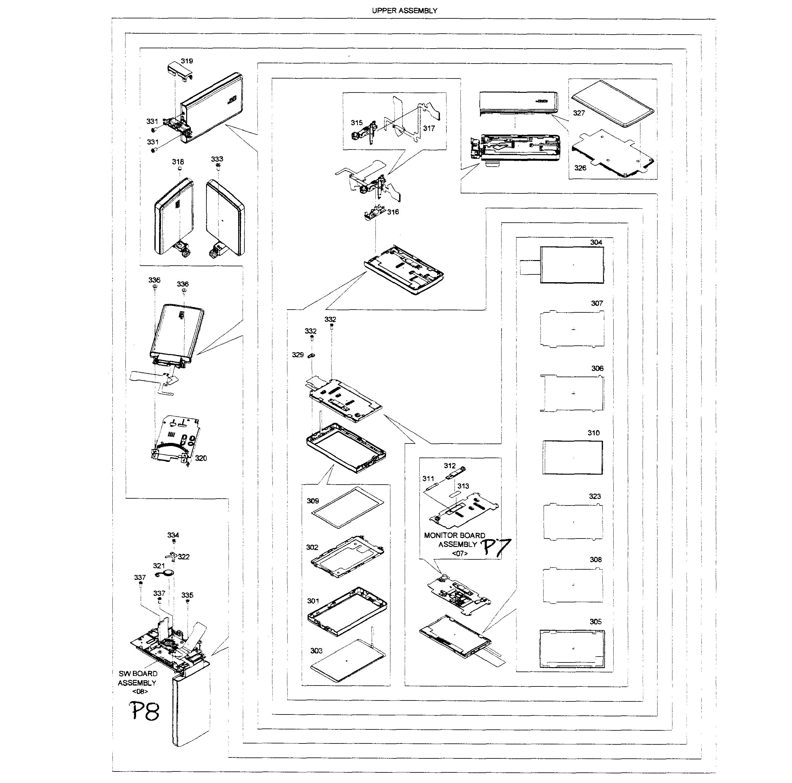 Lcd assy