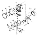 Sony HDR-CX130/B front assy diagram