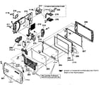 Sony HDR-CX130/L right assy diagram