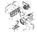 Sony HDR-CX130/R left assy diagram