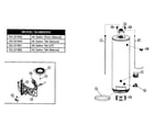 Kenmore 153331830 water heater diagram