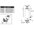 Kenmore 153331620 water heater diagram