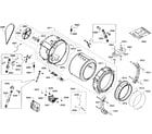 Bosch WFVC5400UC/20 tub assy diagram