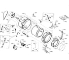 Bosch WFVC5400UC/24 tub assy diagram