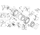 Bosch WFVC5400UC/28 tub assy diagram