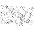 Bosch WFVC5400UC/29 tub assy diagram