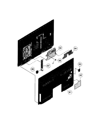 Rear cabinet