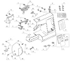 Singer 7258CL front assy diagram