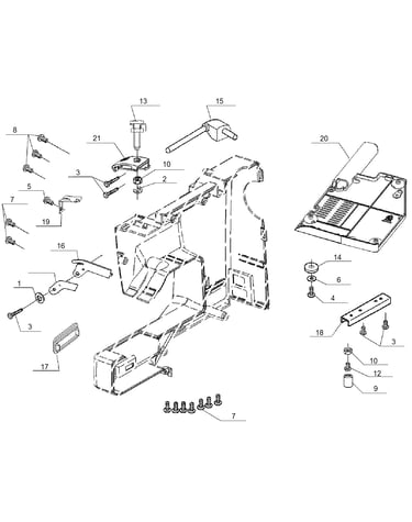 Rear assy