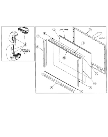 Screen assy