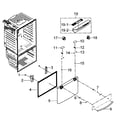 Samsung RFG29PHDRS/XAA freezer door diagram