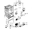 Samsung RFG29PHDWP/XAA cabinet diagram