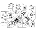 Samsung WF431ABP/XAA-02 drum assy diagram