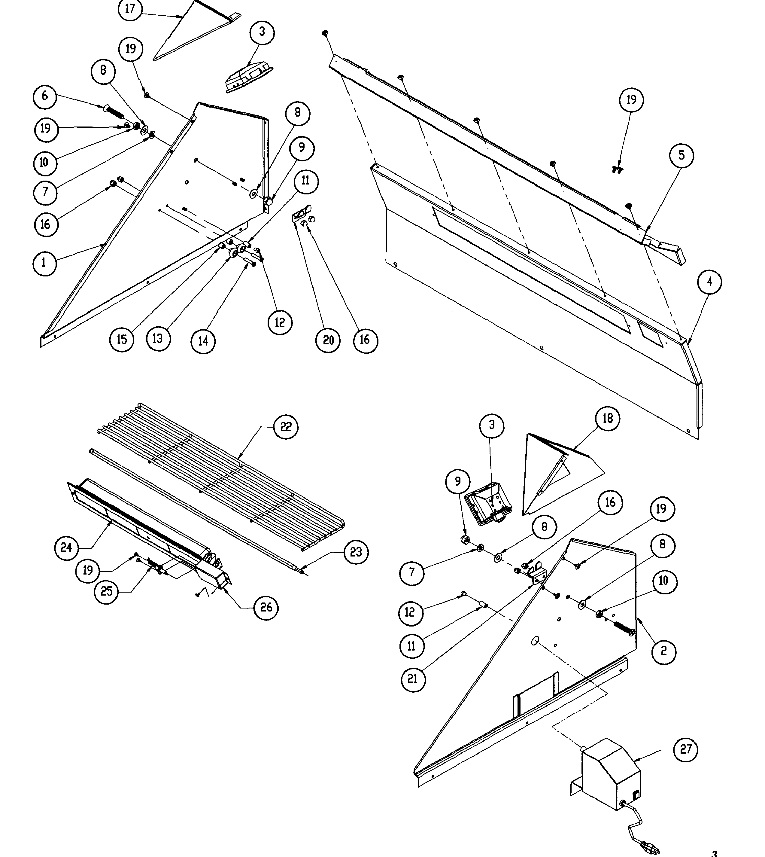 Upper firebox