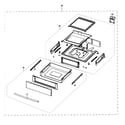Samsung FE710DRS/XAA-01 drawer assy diagram