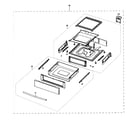 Samsung FE710DRS/XAA-01 drawer assy diagram