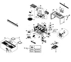 Samsung SMH1713W/XAA-01 cabinet parts diagram