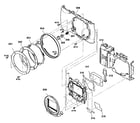 Sony NEX-C3K/B front cabinet diagram