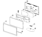 Samsung UN19D4003BDXZA-SY01 cabinet parts diagram