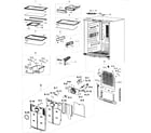 Samsung RF217ABBP/XAA-00 refrigerator diagram