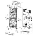 Samsung RF217ABBP/XAA-00 cabinet diagram
