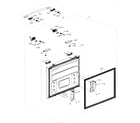 Samsung RF217ABBP/XAA-00 freezer door diagram
