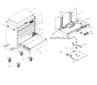 Craftsman 706813380 tool cart diagram