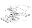 Magnavox MRD410B/F7 cabinet parts diagram