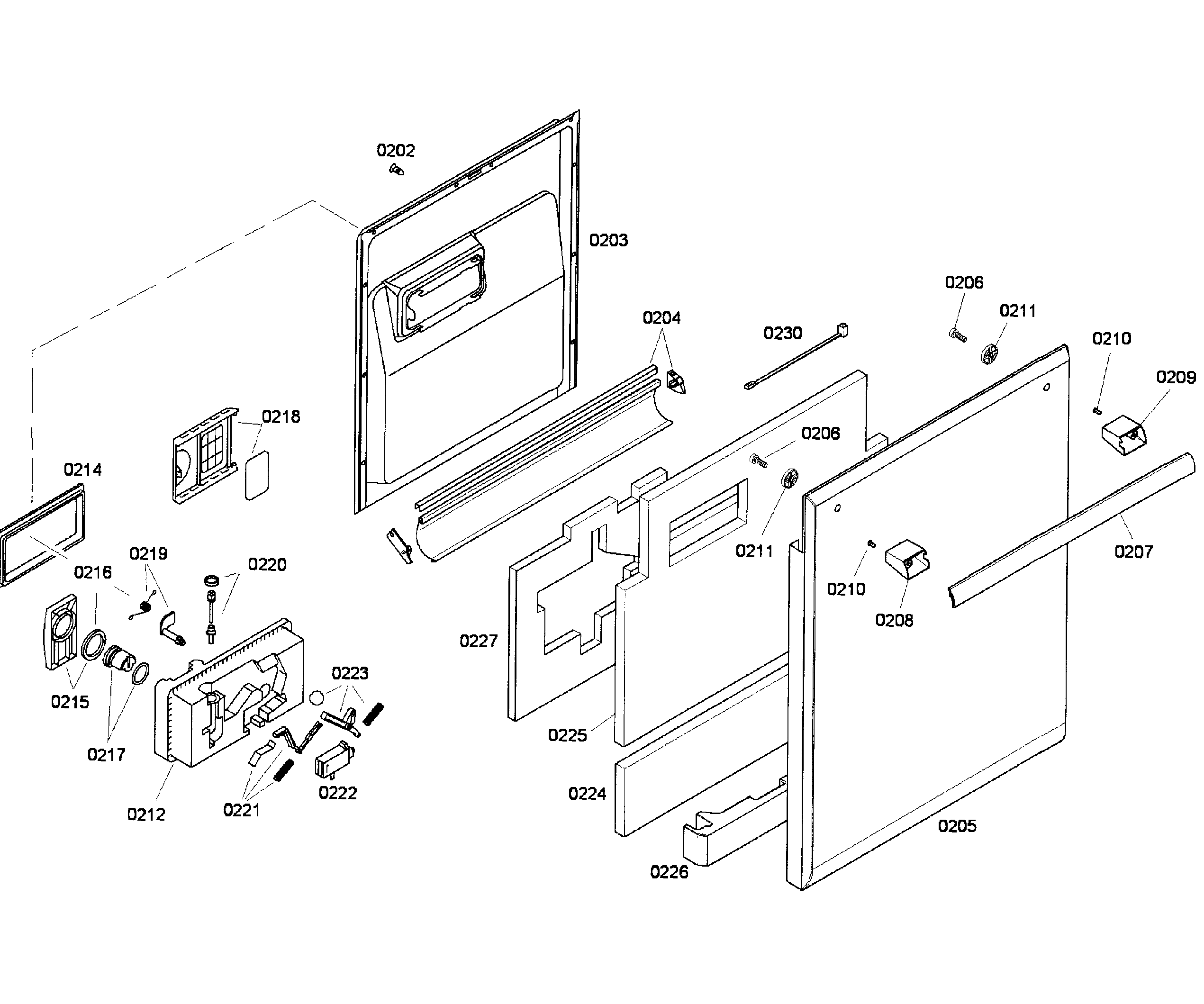 Door assy