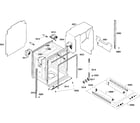 Thermador DWHD410HFM/60 cabinet diagram