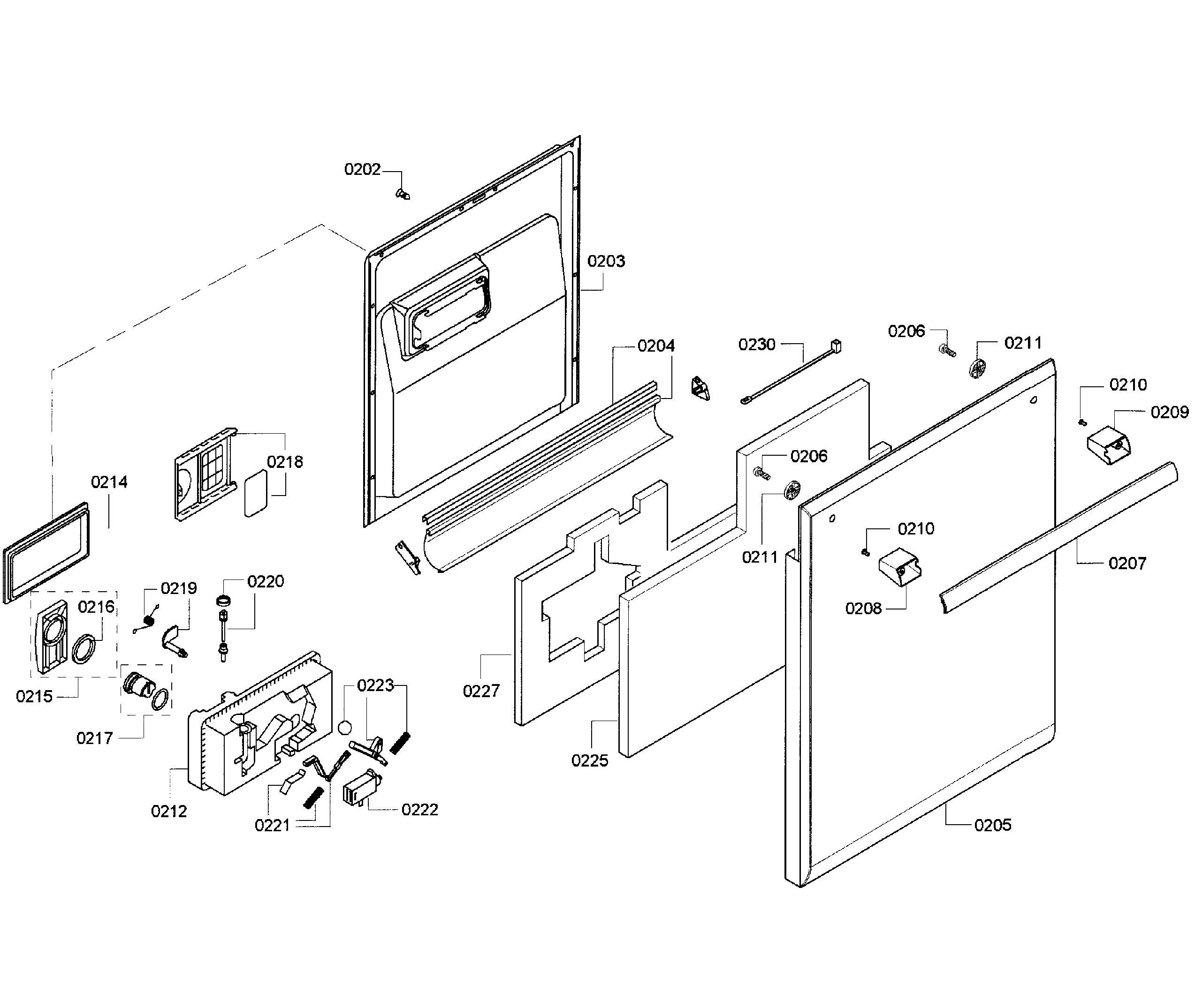 Door assy