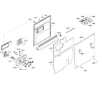 Thermador DWHD410HPR/64 door assy diagram