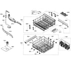 Thermador DWHD410HPR/64 baskets diagram