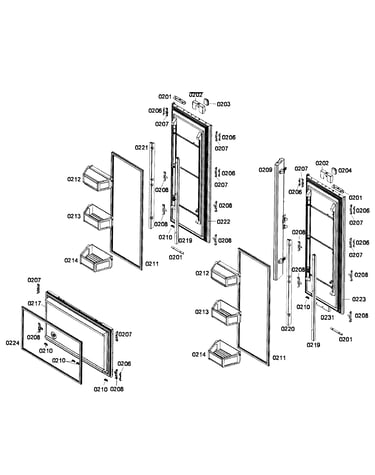 Doors assy