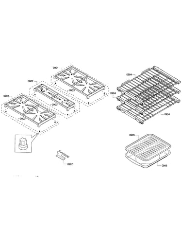 Grates/shelfs