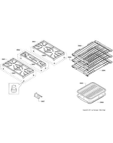 Grates/shelfs