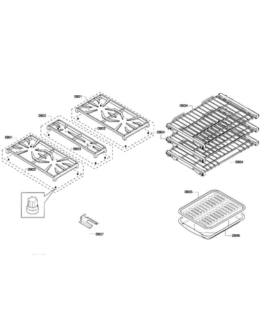 Grates/shelfs