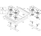 Thermador PRD304GHC/08 top assy diagram